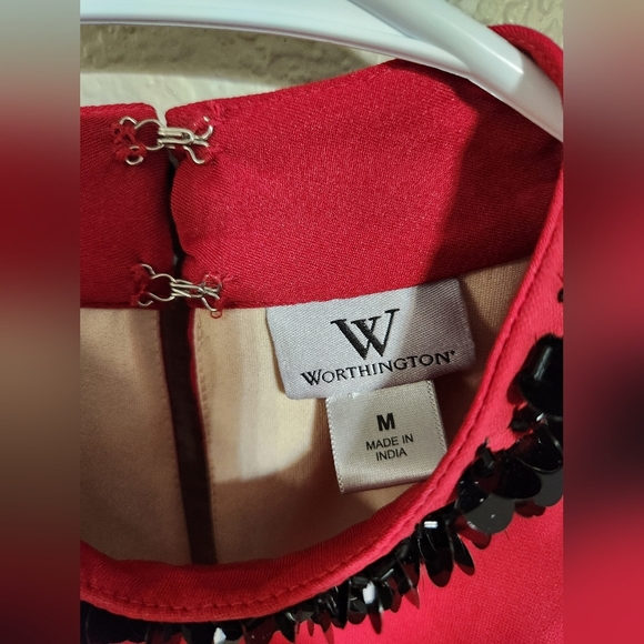 Worthington sleeveless blouse top size medium - Picture 4 of 5